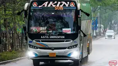 AKIN TRAVELS Bus-Front Image
