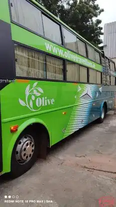 Olive Travels Lines Bus-Side Image