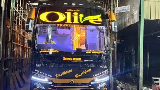 Olive Travels Lines Bus-Front Image