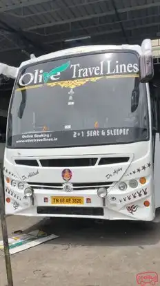 olive travel lines Bus-Front Image