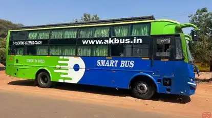 AK Tours & Travels  Bus-Side Image