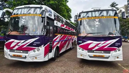 Pawan Travels Mumbai Bus-Front Image