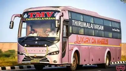 Thirumalaivasan  Transports Bus-Front Image