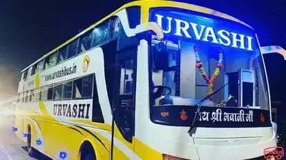 Urvashi Travels Bus-Front Image