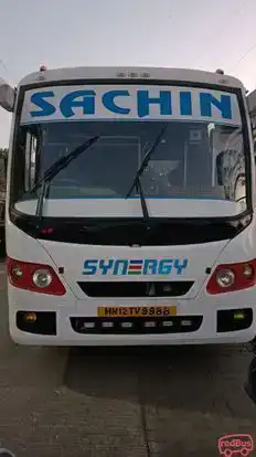 Sachin Tourrs Bus-Front Image