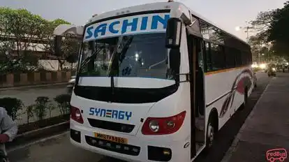 Sachin Tourrs Bus-Front Image