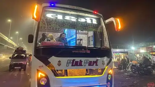 Laxmi Patel Travels Bus-Front Image