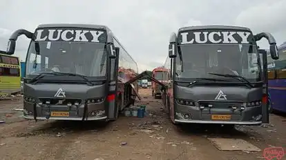 LUCKY TRAVELS  Bus-Front Image