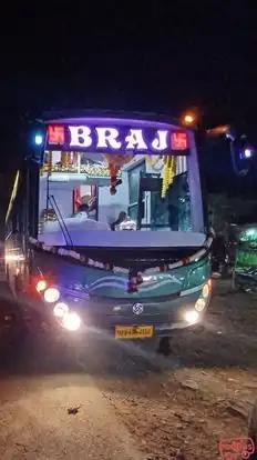 Braj Travels Bus-Front Image