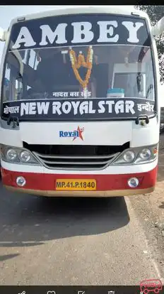 New Royal Star Travels Bus-Front Image