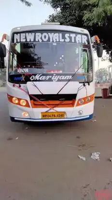 New Royal Star Travels Bus-Front Image