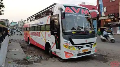 AVM Tours And Travels Bus-Front Image