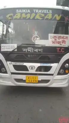 SAIKIA TRAVELS Bus-Front Image