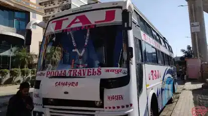 Taj Travels Indore Bus-Front Image