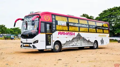 Aakash Travels Bus-Front Image