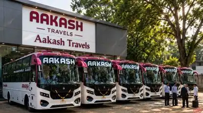 Aakash Travels Bus-Front Image