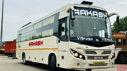 Aakash Travels Bus-Front Image