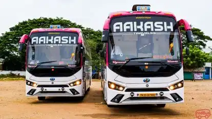 Aakash Travels Bus-Front Image