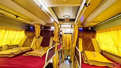 Aakash Travels Bus-Seats layout Image