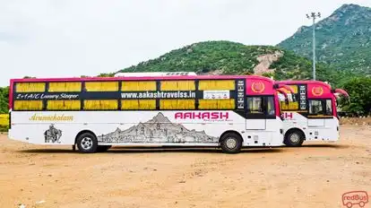 Aakash Travels Bus-Side Image