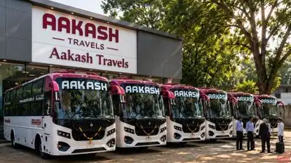 Aakash Travels Bus-Front Image