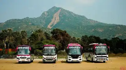 Aakash Travels Bus-Front Image
