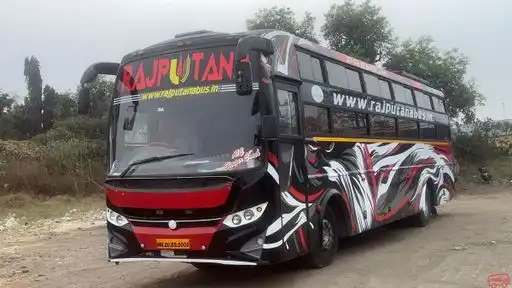 Rajputana tours and travels Bus-Front Image