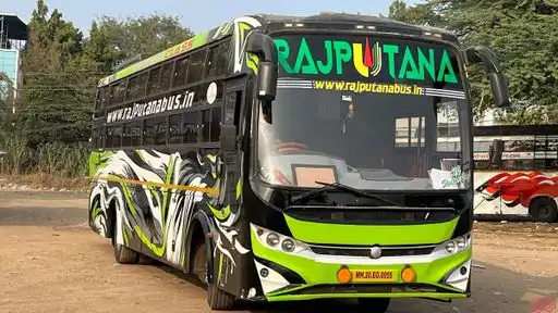 Rajputana tours and travels Bus-Front Image