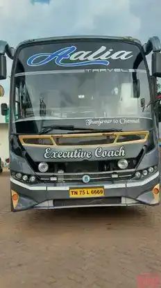 AALIA TRAVELS Bus-Front Image