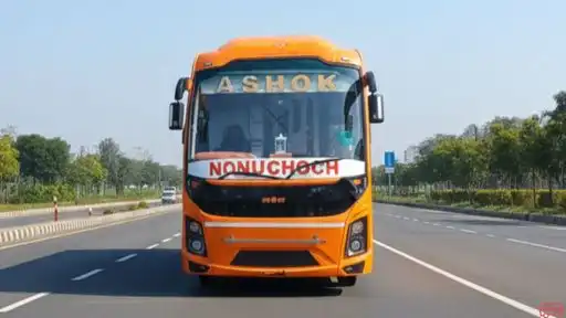 Ashok Travels Bus-Front Image