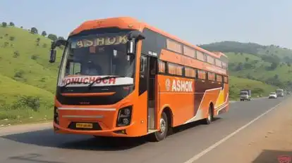 Ashok Travels Bus-Side Image