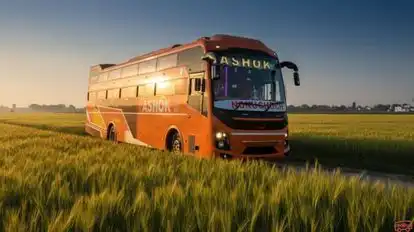 Ashok Travels Bus-Side Image
