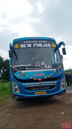 New Punjab Travels Bus-Front Image