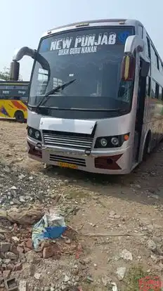New Punjab Travels Bus-Front Image