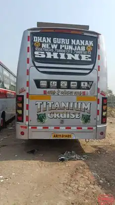 New Punjab Travels Bus-Front Image
