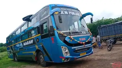 New Punjab Travels Aurangabad Bus-Side Image