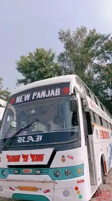 New Punjab Travels Bus-Side Image