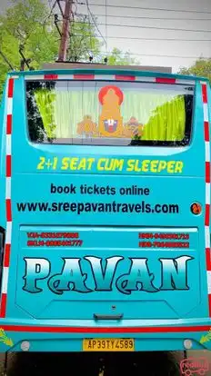 SREE PAVAN TRAVELS Bus-Seats layout Image