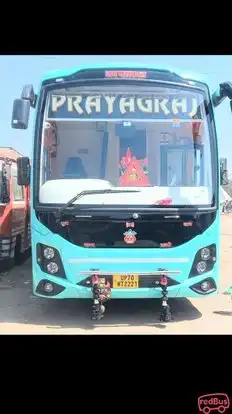 Prayagraj Travels Agency Bus-Front Image