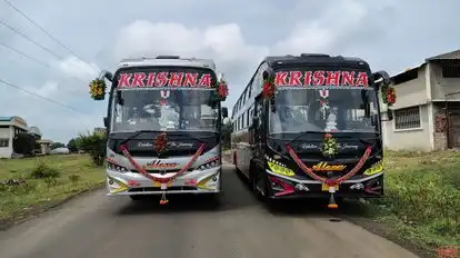 Krishna Travels Latur Bus-Front Image