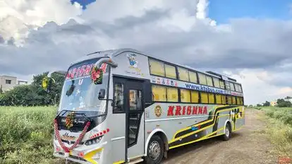 Krishna Travels Latur Bus-Side Image