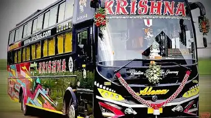 Krishna Travels Latur Bus-Front Image