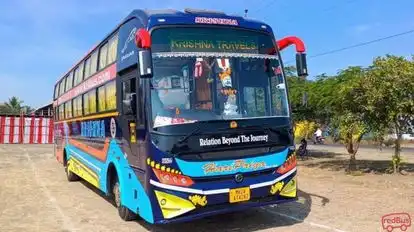 Krishna Travels Latur Bus-Front Image