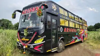 Krishna Travels Latur Bus-Side Image