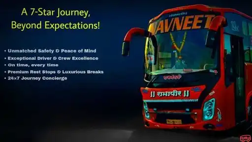 Vedant Travles Bus-Front Image