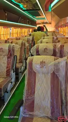 Major travels Bus-Seats layout Image