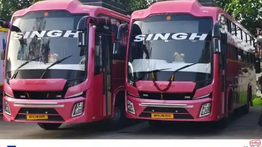 Singh Travels Bus-Front Image