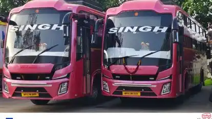 Singh Travels Bus-Front Image