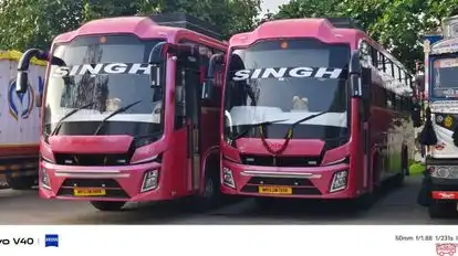 Singh Travels Bus-Front Image