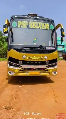 PSP Selvam Travels Bus-Front Image